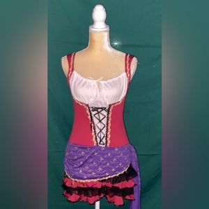 🎃 Halloween Costume Sexy Crystal Ball Gypsy 🔮 Size Small 4-8